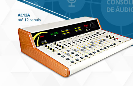 AC12A - Console de Áudio até 12 canais